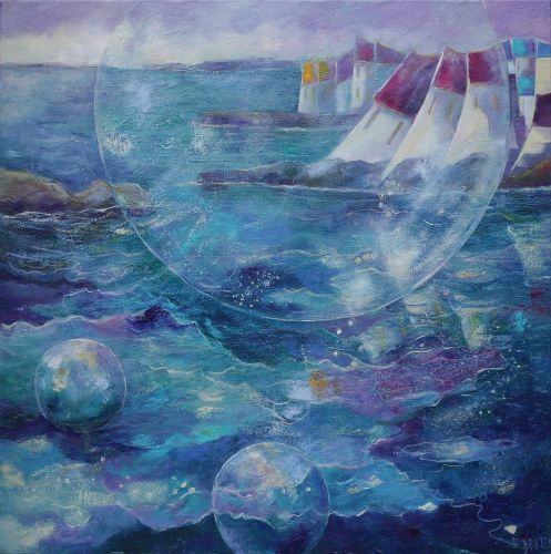 Ondulations - 80x80cm