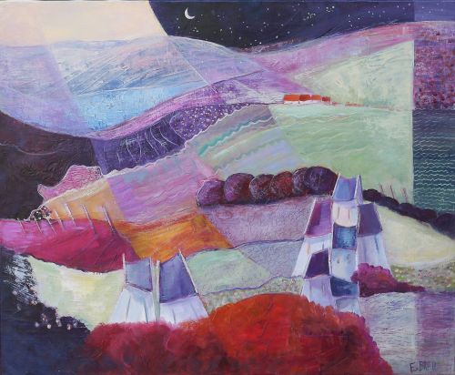 Attraction lunaire - 65x54cm