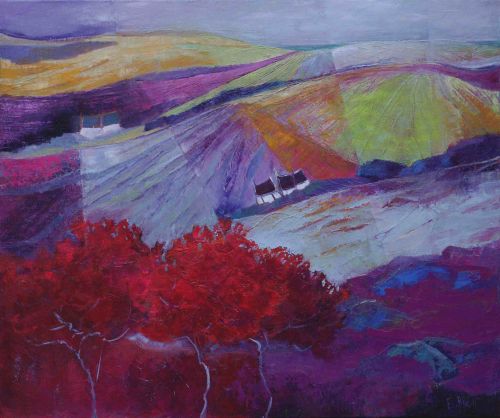 Composition champêtre - 65x54cm