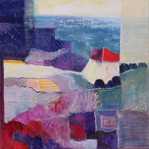 Composition paysagère - 30x30cm