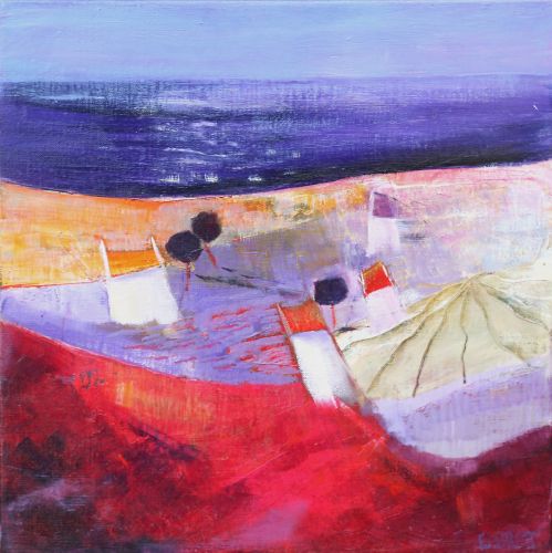 Composition paysagère - 30x30cm