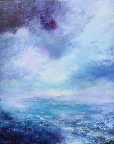 Bleu du ciel 2 -  92X73cm