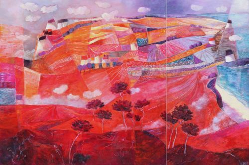 Diptyque Dame Nature - 150x100 cm