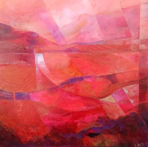 Lumières fauves - 80x80cm