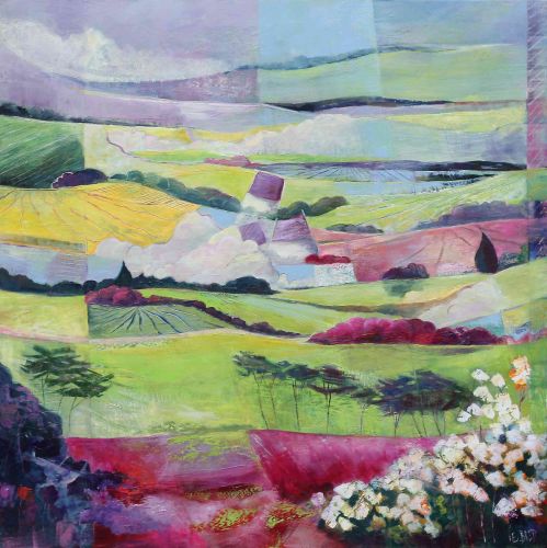 Ce matin, j'ai entendu le coucou - 90x90cm