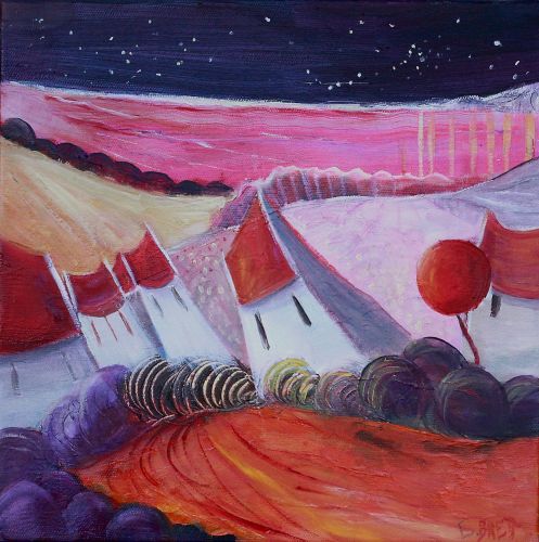 Ciel étoilé - 30x30cm