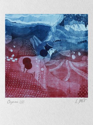 Oxymore - 25x25cm (eau forte, vernis mou et aquatinte)